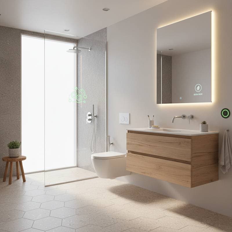 Water-Saving Fixtures Cut Bathroom Bills in Half