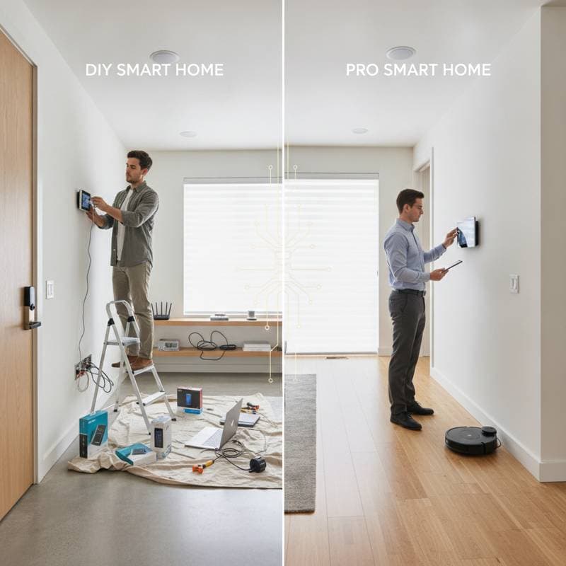 DIY vs Pro Smart Home: True Installation Costs