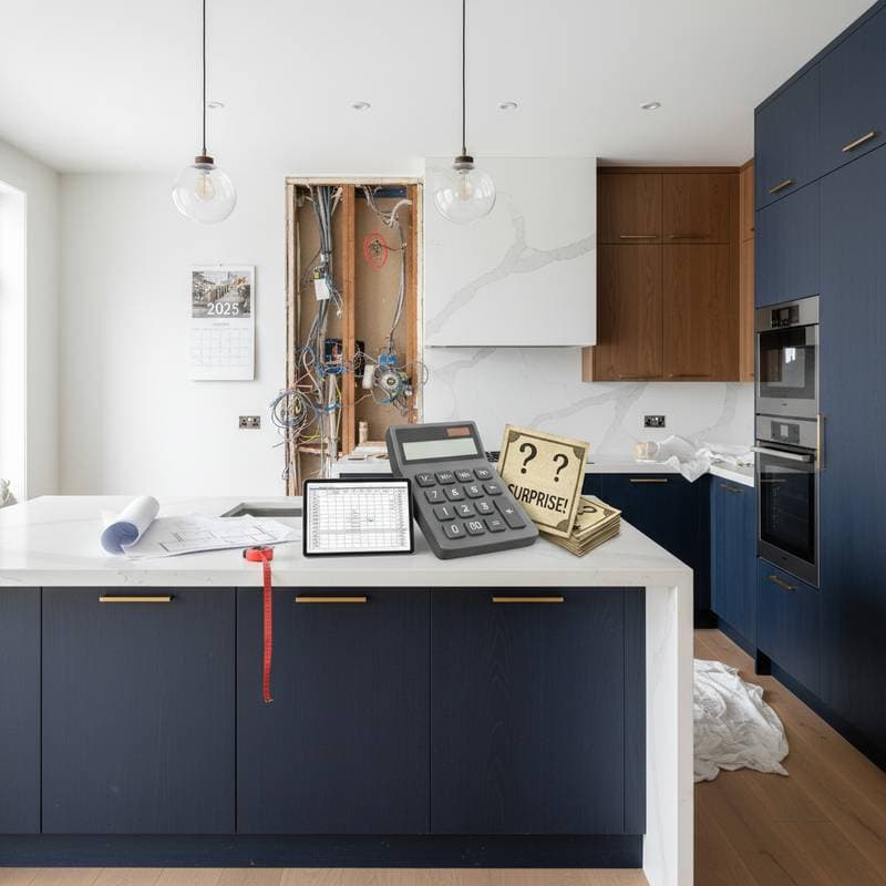 Hidden Costs Add 15-30% to Kitchen Remodels