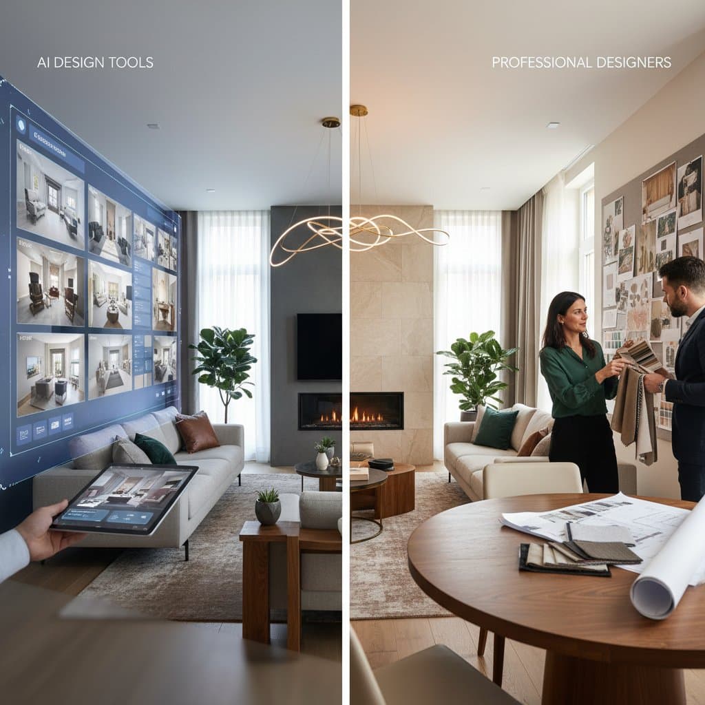 AI Design Tools vs Professional Designers Compared