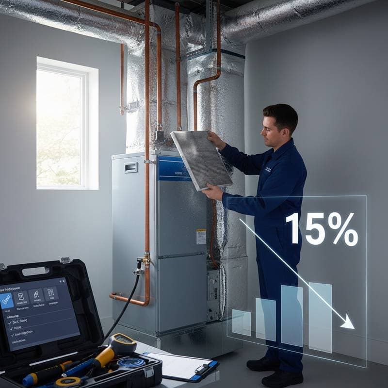 Spring HVAC Tune-Up Cuts Energy Bills 15 Percent