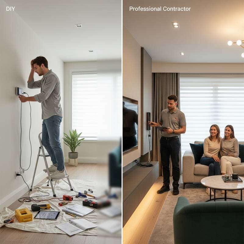 When DIY Smart Home Projects Need a Professional