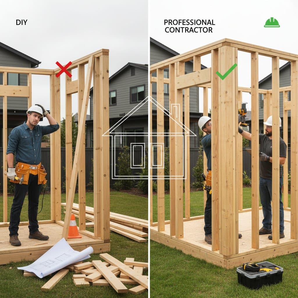 Why DIY ADU Framing Costs More Than Hiring Pros