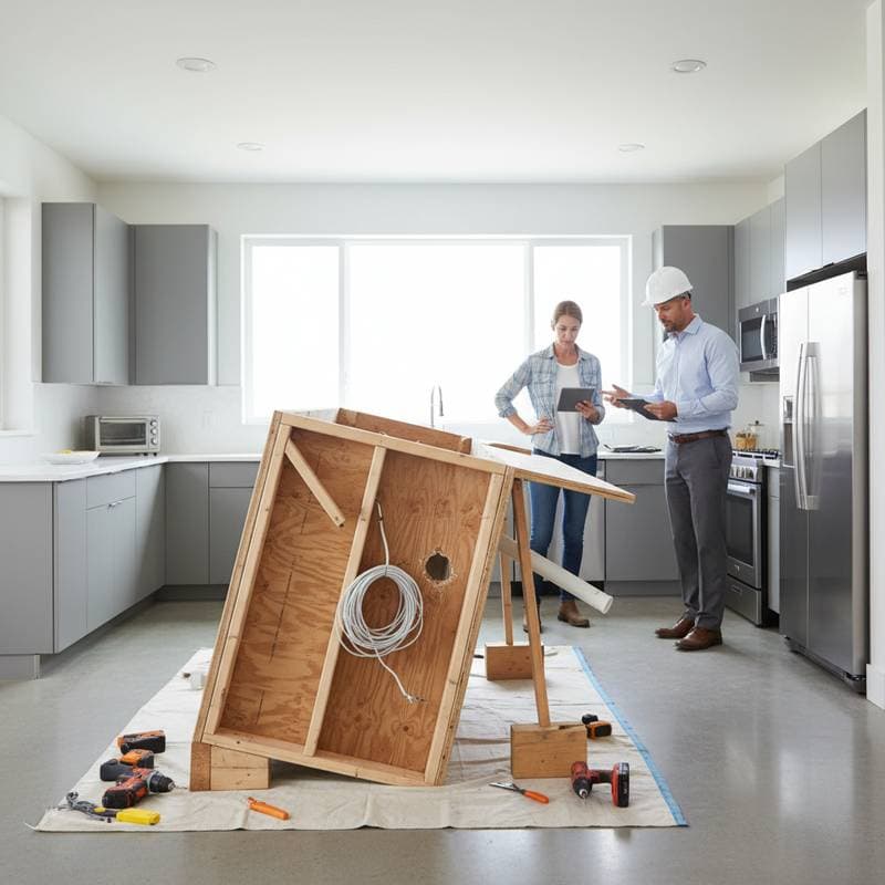 When Your DIY Kitchen Island Becomes a Safety Risk