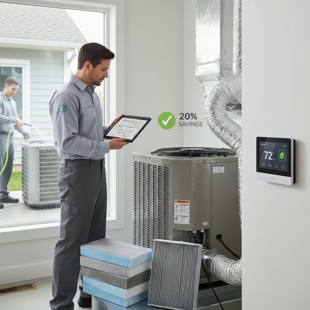 Spring HVAC Care Cuts Energy Bills 20 Percent