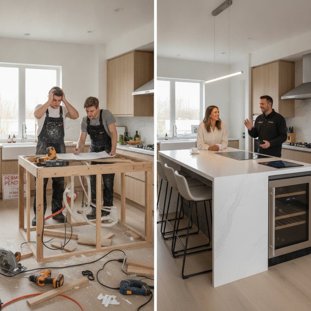 DIY Kitchen Islands: When Savings Become Costly Mistakes