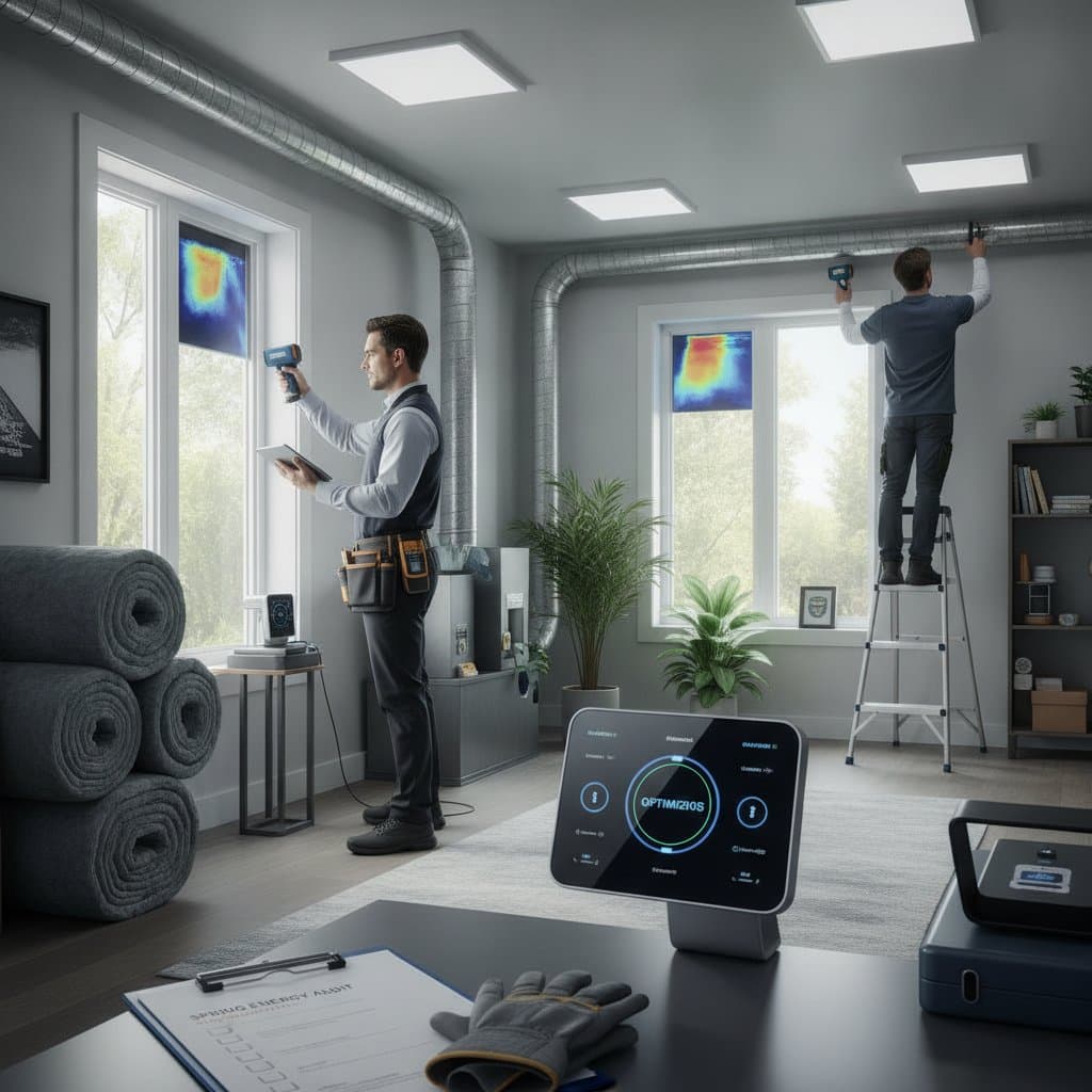 Spring Energy Audit Cuts Bills 30% Without Remodeling