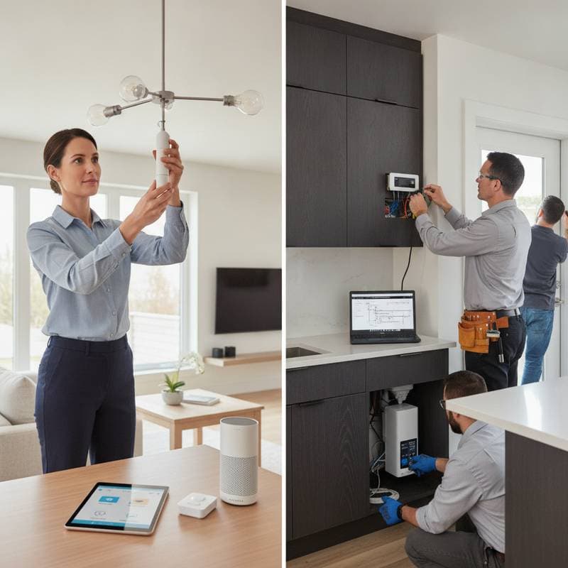 When to DIY Smart Home Tech and When to Call a Pro